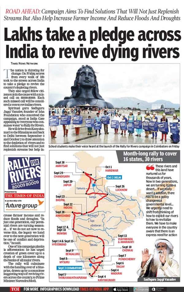 'Make India Water Positive': A Cause For The Times | India News - Times ...