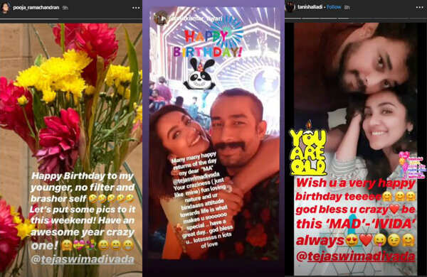 Tejaswi Madivada birthday celebs