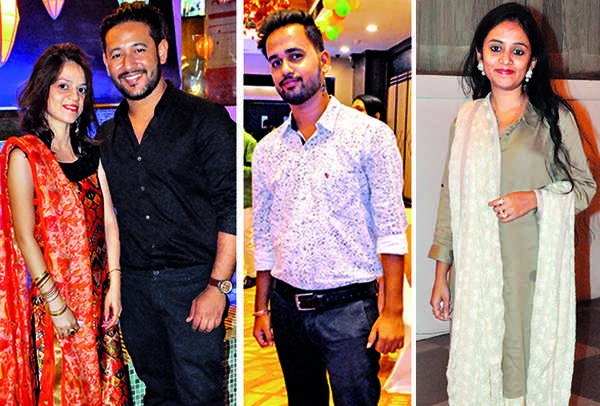(L) Anna and Monty (C) Anurag Pandey (R) Arlene Barlow (BCCL/ AS Rathor)