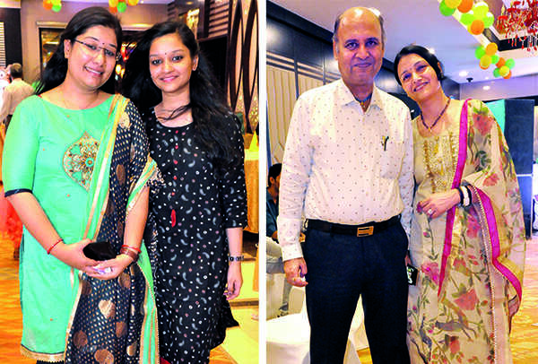 (L) Sakshi and Poorvi Agarwal (R) Dr Sharad and Poonam Mittal (BCCL/ AS Rathor)