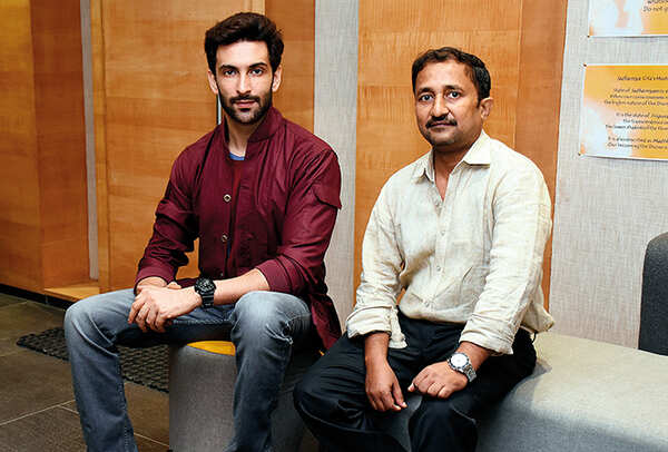 Nandish Singh with Pranav Kumar in Lucknow (BCCL/Vishnu Jaiswal)