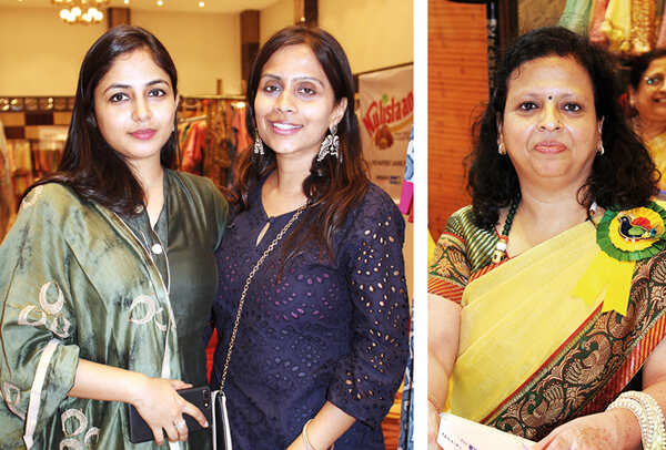 (L) Saloni Madhok and Saumya Prakash (R) Seema Agrawal (BCCL/ Arvind Kumar)