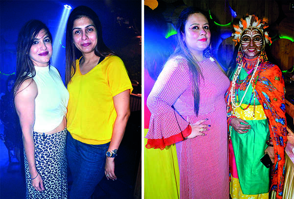 (L) Neha Chawla and Sneha Kaur (R) Nishpreet Saluja and Mala Singh (BCCL/ IB Singh)