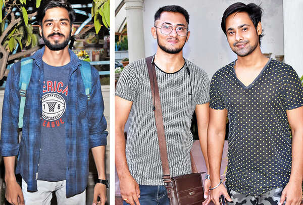 (L) Akash Dixit (R) Basant Kumar and Shashank Awasthi (BCCL/ Farhan Ahmad Siddiqui)