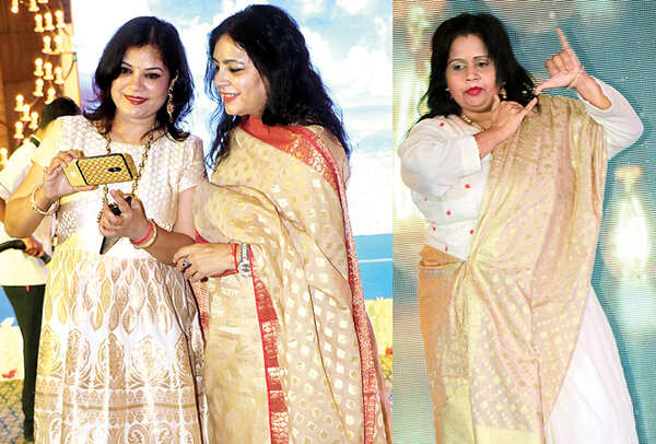 (L) Dr Anupama Dikshit and Sujata Mishra (R) Dr Manisha Upadhyay (BCCL/ Unmesh Pandey)