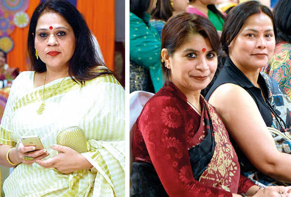 (L) Anjali Sikka (R) Asha Sharma and Sangeeta (BCCL/ Pankaj Singh)