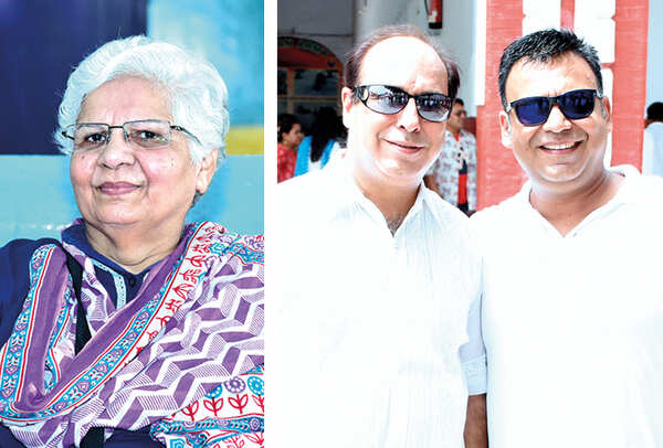 (L) Reeta (R) Manan Sharma and Vikas Mehta (BCCL/ Farhan Ahmad Siddiqui)