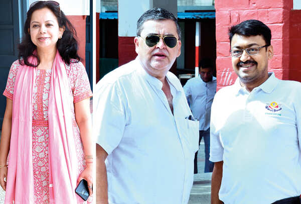 (L) Tanu Prakash (R) Deep Prakash and Shantanu Kumar (BCCL/ Farhan Ahmad Siddiqui)