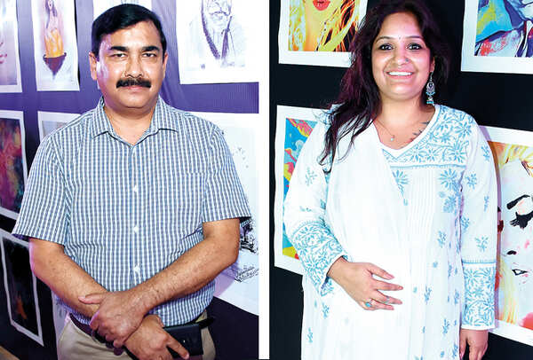 (L) Bharat Shah (R) Dr Geetanjali Joshi (BCCL/ Farhan Ahmad Siddiqui)