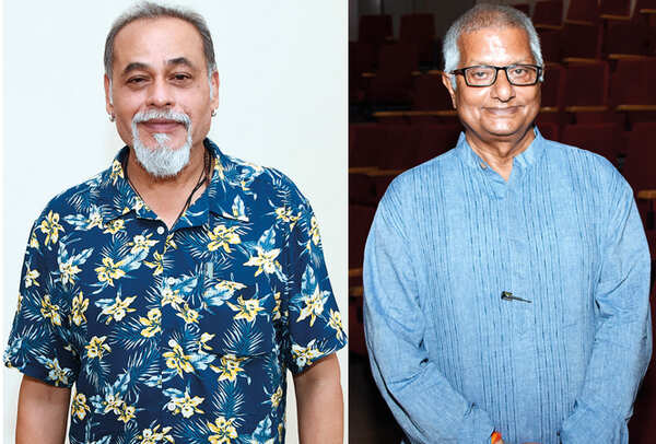 (L) Prof Suresh Sharma (R) Ravi Shankar Khare (BCCL/ Farhan Ahmad Siddiqui)