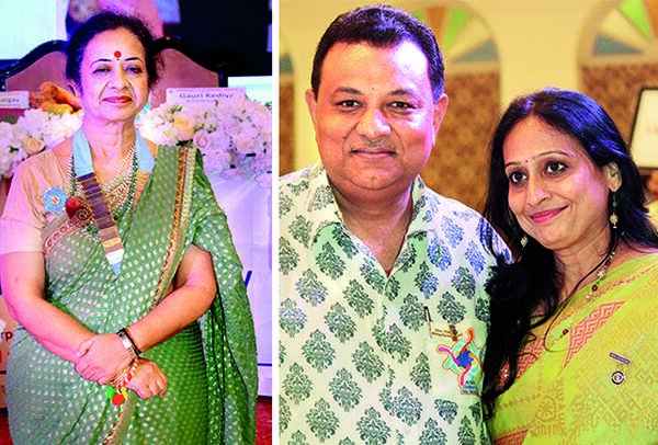 Rita Bhargav and (R) Sandeep and Sunita (BCCL/ Arvind Kumar)