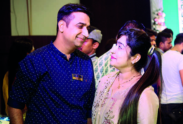 Yogesh and Sanjana (BCCL/ Arvind Kumar)