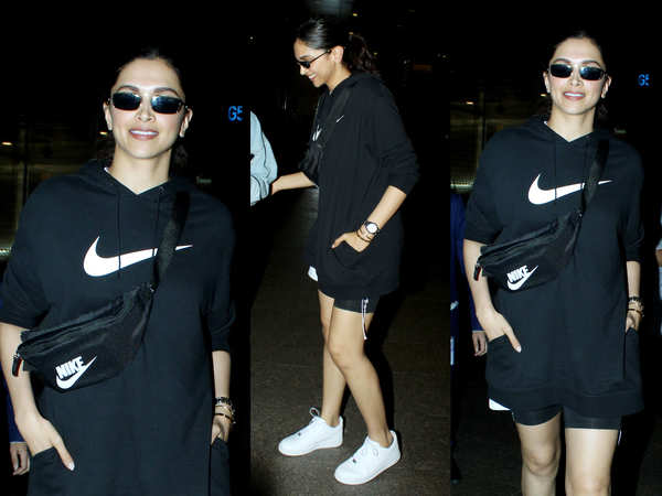 Deepika Padukone just made cycling shorts trendy again - Times of India