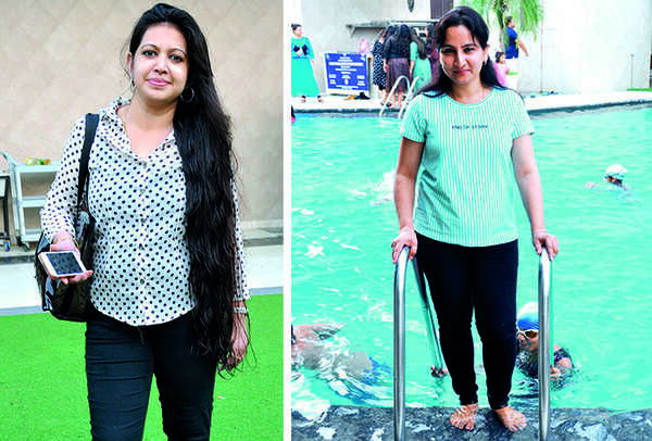 (L) Anju Bhasinka (R) Deepali Gupta (BCCL/ AS Rathor)