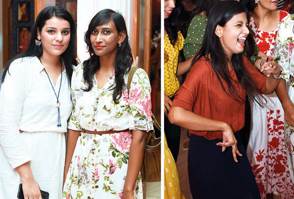 (L) Noorina and Akanksha (R) Sahiba Khan (BCCL/ Farhan Ahmad Siddiqui)