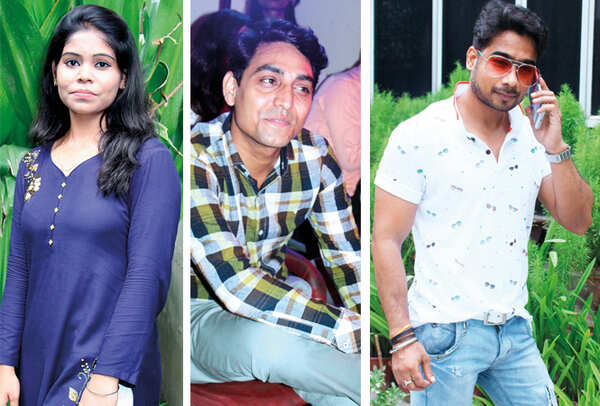 (L) Roshani (C) Shahid Ali (R) Shailendra Singh (BCCL/ Arvind Kumar)