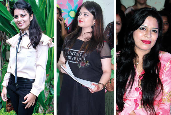 (L) Anjali (C) Ashna (R) Dipti (BCCL/ Arvind Kumar)