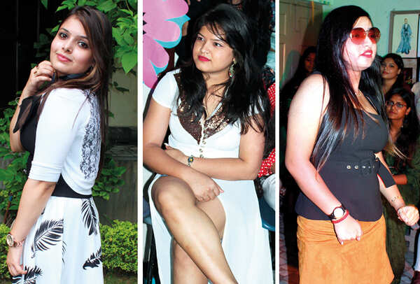 (L) Khusboo Johar (C) Komal (R) Muskan Shah (BCCL/ Arvind Kumar)