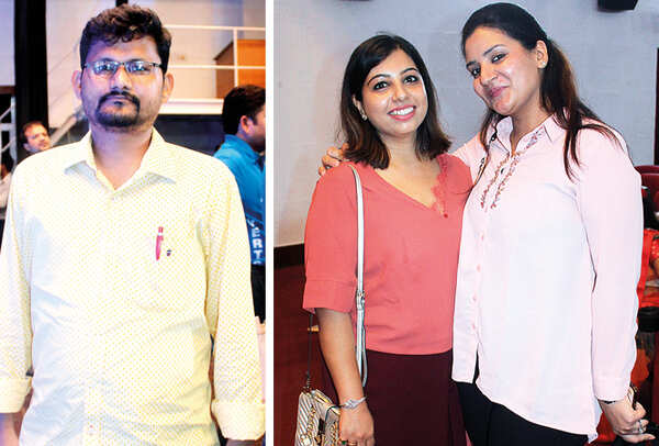 (L) Gaurav Rathi (R) Priyanka and Radhika (BCCL/ Arvind Kumar)