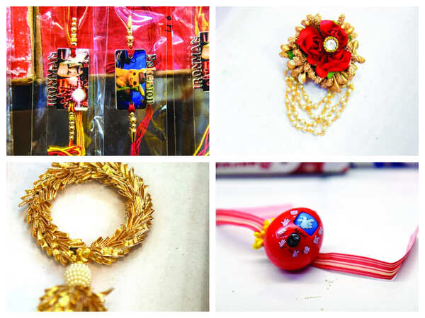 Fictional characters vie with traditional designs on rakhis | Chennai ...