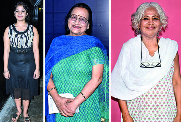 (L) Sheena Singh (C) Sudha Rastogi (R) Veda Rakesh (BCCL/ Vishnu Jaiswal)