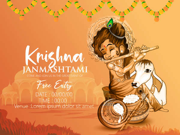 Krishna deals janmashtami wallpaper