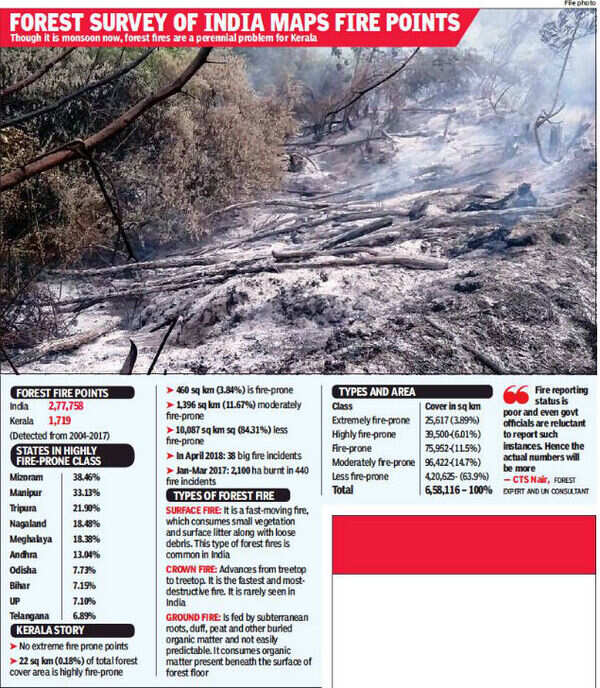 Kerala’s problem of unreported fires | Kochi News - Times of India