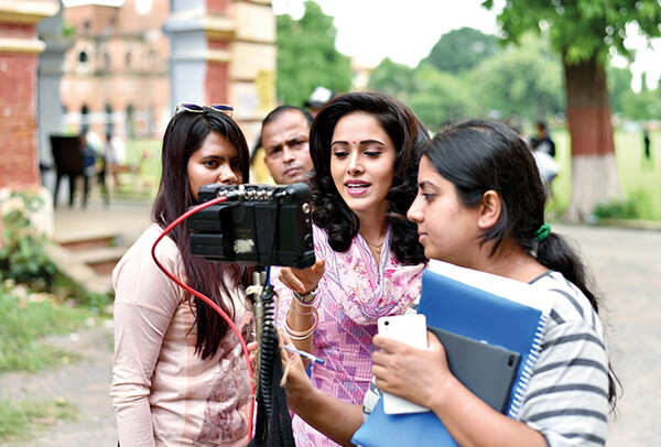 Nushrat Bharucha shooting in Prayagraj for Hurdang (BCCL/ Amar Deep)