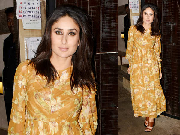 Kareena Kapoor is Memerising looks in a Yellow Outfit