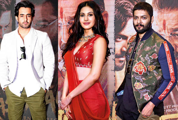 Amyra Dastur, Ali Fazal and Satyajeet Dubey also came to Lucknow to release the title track of the film (BCCL/ Vishnu Jaiswal)