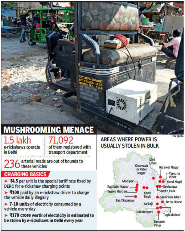 How e-rickshaws have become a threat to Delhiites, even off road ...