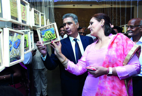 Heminder and Maj Gen Pravesh Puri (BCCL/ Vishnu Jaiswal)
