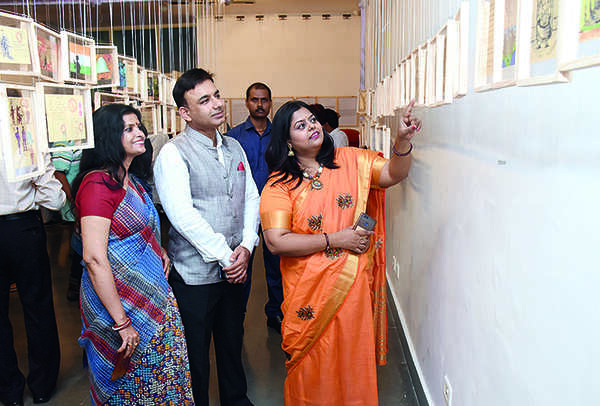Pratima Singh, Maj Ashish Chaturvedi and Shalini Singh (BCCL/ Vishnu Jaiswal)