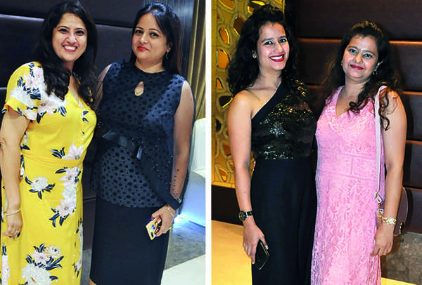(L) Anju Gupta and Neha Malhotra (R) Harshita and Divya Seth (BCCL/ AS Rathor)