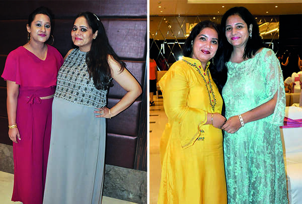 (L) Nikita Sethi and Gurpreet Bhatia (R) Ranjeet Kaur and Meenakshi Sachdeva (BCCL/ AS Rathor)