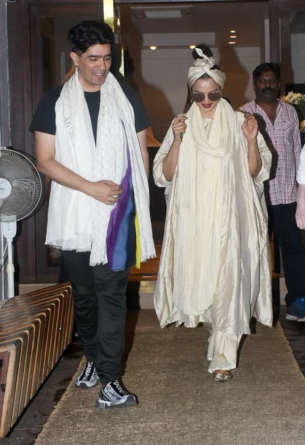 Rekha gives major fashion goals in her recent outing; here's what fans ...