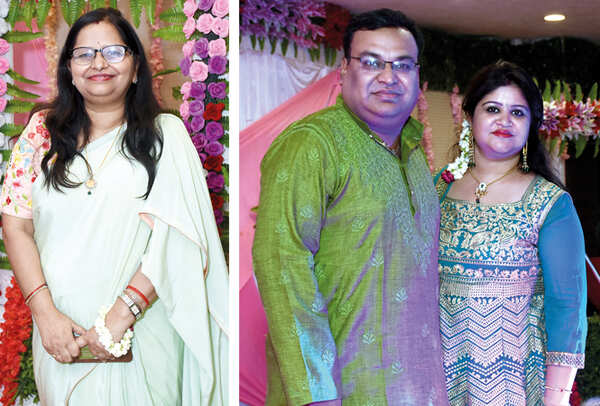 (L) Jayalakshmi Sharma (R) Dr Pratik Chndra and Dr Sugandha Agarwal (BCCL/ Vishnu Jaiswal)