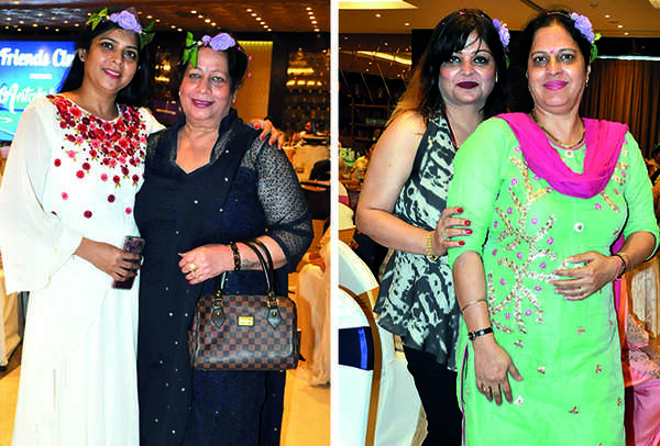 (L) Amrit and Mona (R) Baljeet Kaur and Rashi (BCCL/ AS Rathor)