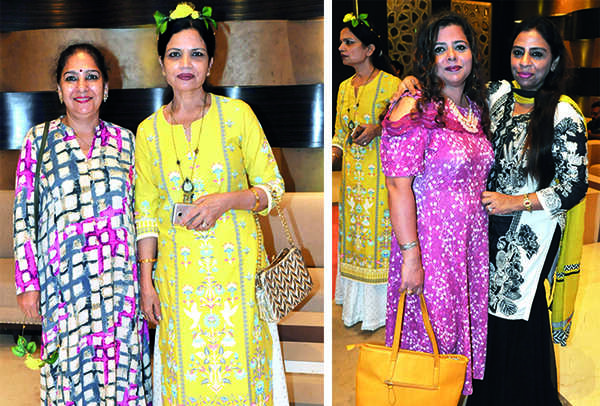 (L) Dimpy Gupta and Geetu Matani (R) Geetika Kapoor and Vimmi Bhatia (BCCL/ AS Rathor)