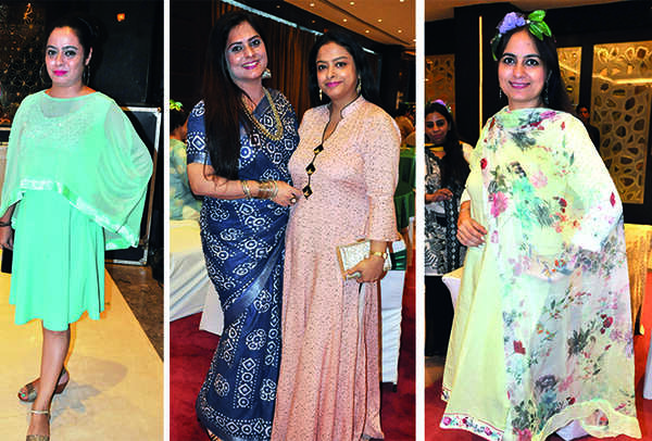 (L) Shagun Khattar (C) Sonu Arora and Preety Nizawan (R) Sweety Nizawan (BCCL/ AS Rathor)