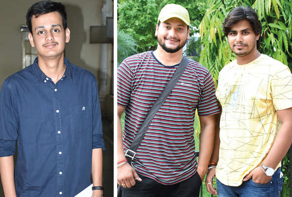 (L) Arpan Panday (R) Gaurav Soni and Pawan Tiwari (BCCL/ Vishnu Jaiswal)
