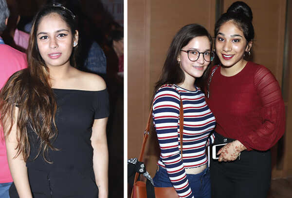 Ishvara Kohli and Munazza (L) and Madiha  (BCCL/ Aditya Yadav)