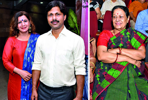 (L) Malvika and Dr Hari Om (R) Purnima Pandey (BCCL/ Farhan Ahmad Siddiqui)