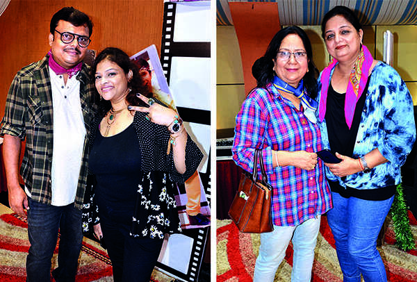 (L) Vikas and Rachna Gupta (R) Vinod Rishi and Reema Dheer (BCCL/ IB Singh)