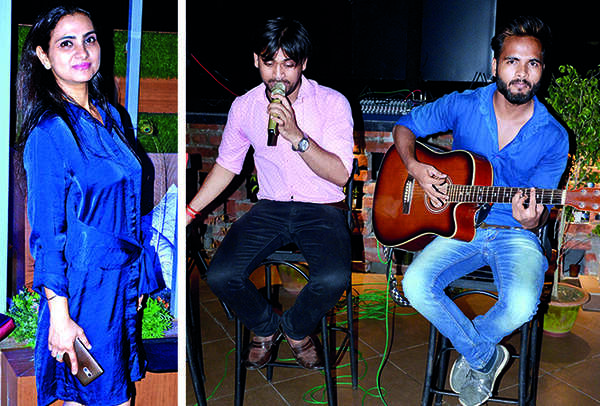 (L) Jyoti Pachnanda (R) A live band performance at the do (BCCL/ AS Rathor)