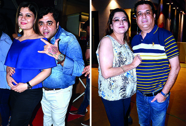 (L) Rohini and Rahul Thakur (R) Shemona and Mayank Kohli (BCCL/ AS Rathor)