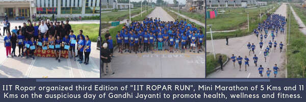 IIT Ropar organizes mini marathon - Times of India