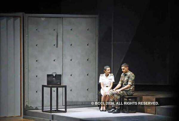 Ira Dubey (L) plays Lieutenant Commander JoAnne Galloway