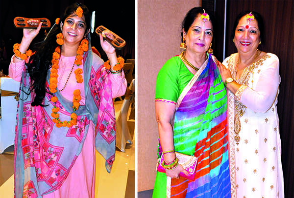 (L) Mona Sakuja (R) Neelam Gandhi and Pramod Bhasin (BCCL/ AS Rathor)
