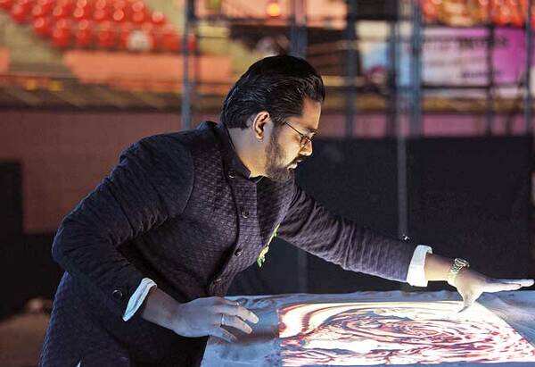 Through his act, sand artist Nitish Bharti showcased the struggle of a young addict